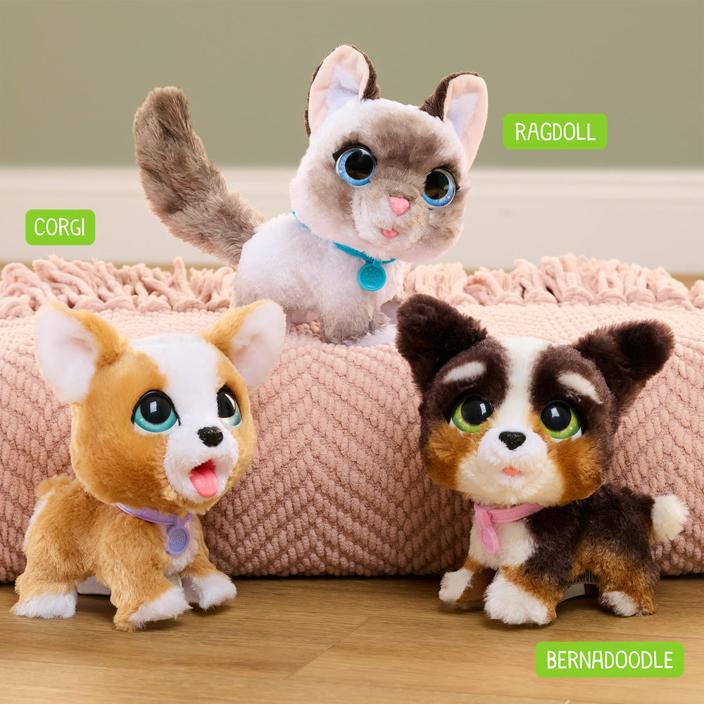 FurReal collar and detachable leash close-up showing easy attachment