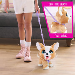 furReal Poop-A-Lots Corgi play treats encourage feeding interactions.