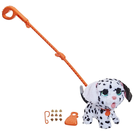 FurReal Poopalots Big Wags Dalmatian in box ready for interactive play.