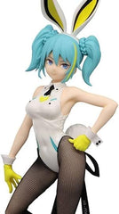 FURYU Hatsune Miku Bicute Bunnies Figure Street Ver front view ideal for shelf display.