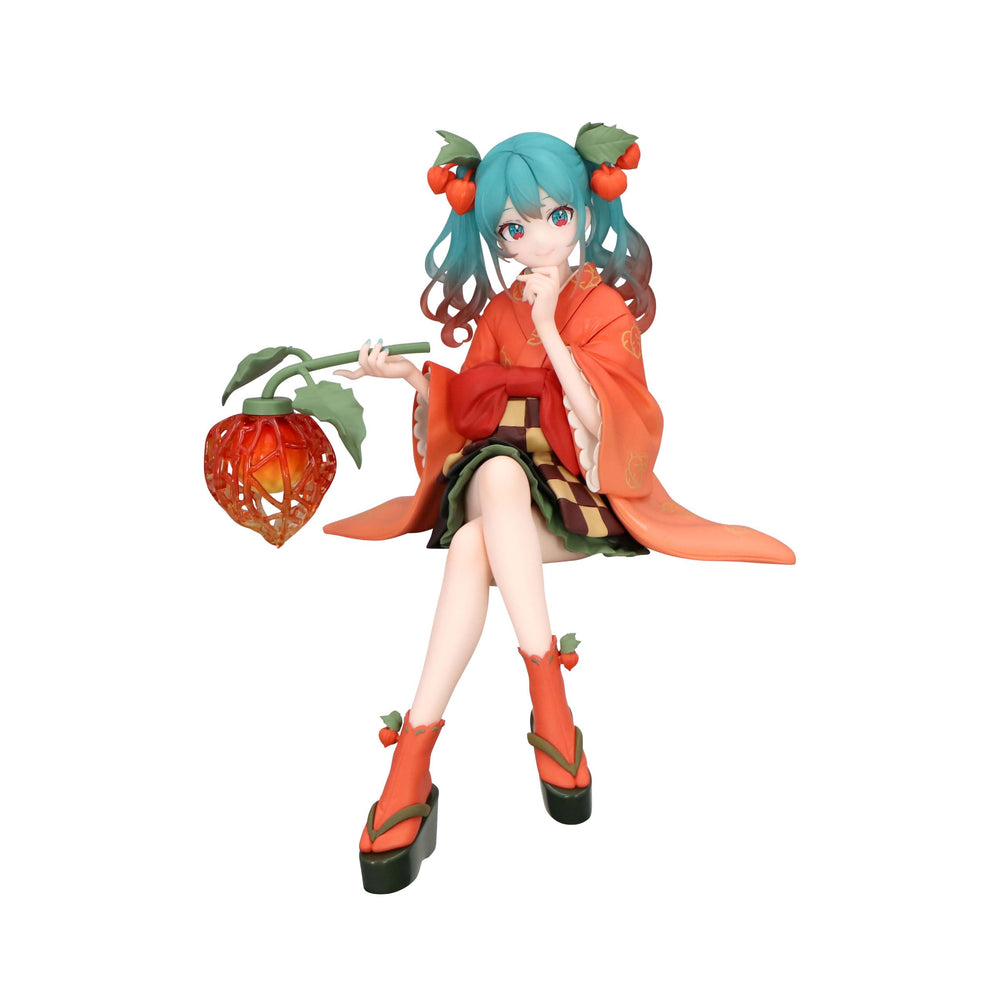FuRyu Hatsune Miku Noodle Stopper Figure, front view, striking display piece for collectors.
