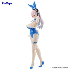 Furyu Super Sonico BiCute Bunnies Blue Rabbit pose closeup shows character expression