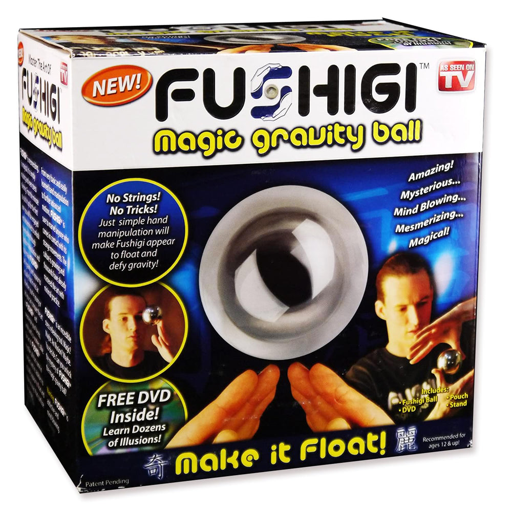 Fushigi Magic Gravity Ball in action as a handheld illusion for entertainment