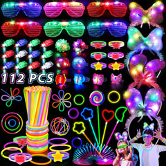 FUSPWEAO glow glasses illuminate celebrations with bright LEDs for stylish flair