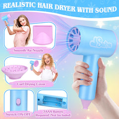 FUSPWEAO curling iron with light enhances magical hair sessions