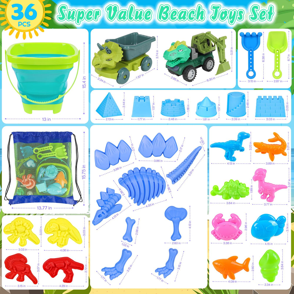 FUSPWEAO travel-friendly kit supports family beach trips with organized toy storage.