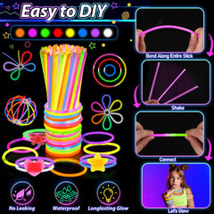 FUSPWEAO rainbow circle glow accessory adds eye-catching centerpiece to glow parties