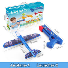 Fuwidvia LED night foam plane for safe evening flights