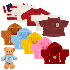 Fuyamp bear clothes collection for 14-18 inch plush bears with varied outfits.