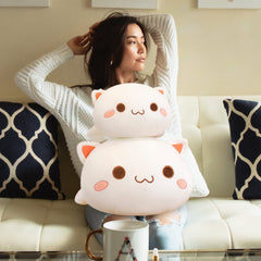 FUYU cat decorative pillow for sofas and beds to brighten living spaces.