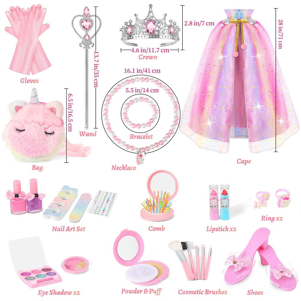 Fuzmo pink jewelry set complements outfits and daily dress-up fun.
