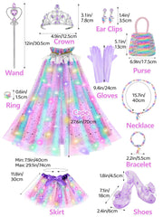 Fuzmo complete accessory set with purse and shoes enhances pretend princess etiquette.