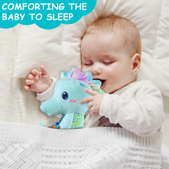 Fuzqq Seahorse vibrant colors support early visual interest
