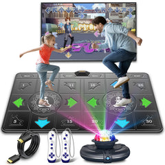 FWFX Dance Mat two-player setup for family game night and friendly competition