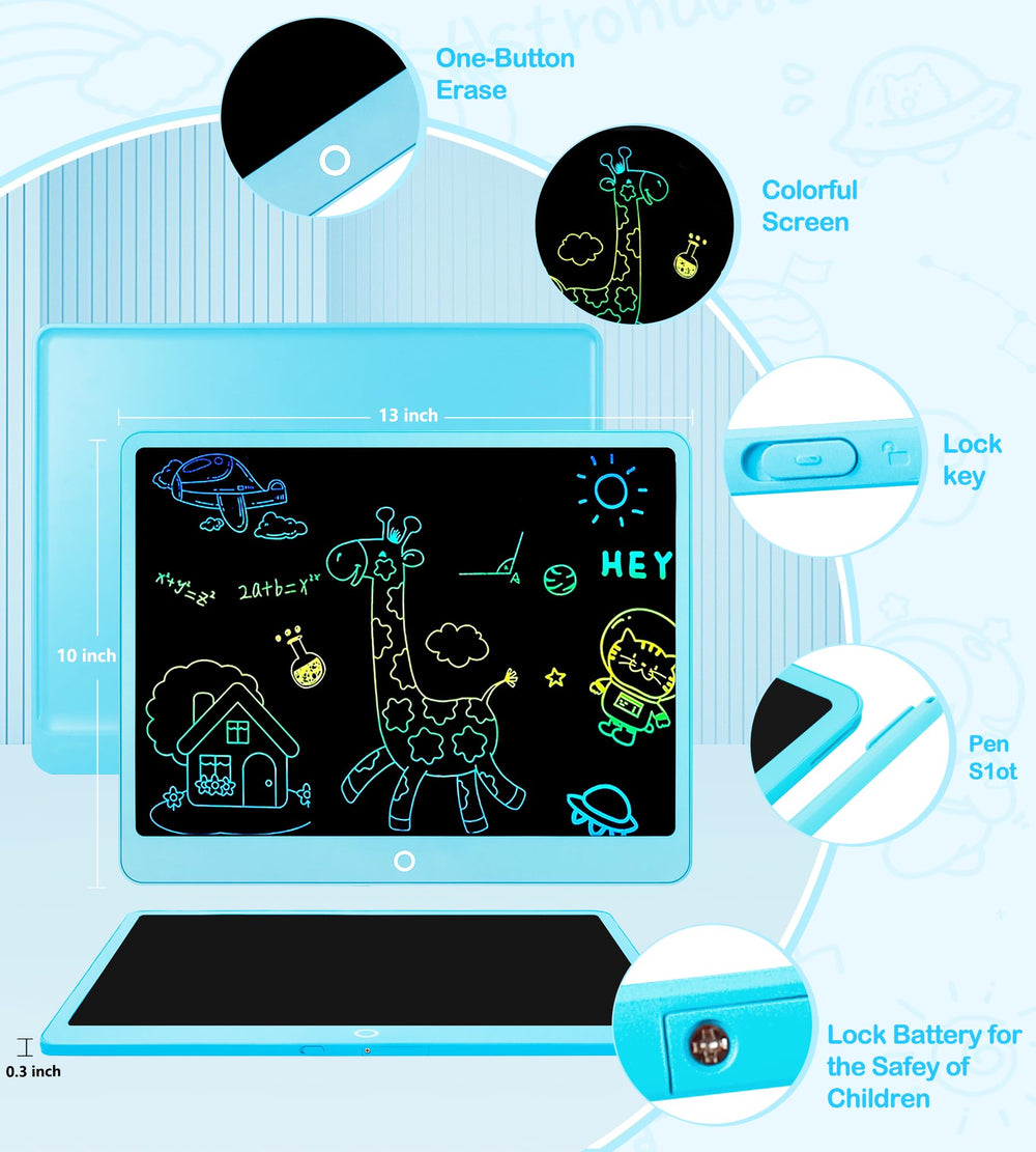FXI LCD Writing Tablet lock switch protects artwork from accidental erases.