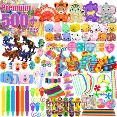 Fxoksa variety-pack 500pcs party favors ideal for parties and classroom prizes.