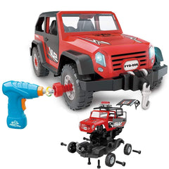 FYD take apart jeep car drill in use for hands-on building and exploration