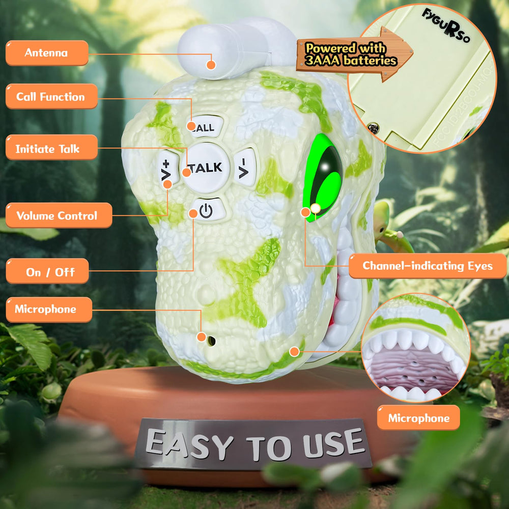 Fygurso 48-hour talk time ensures ongoing play during camping and adventures.