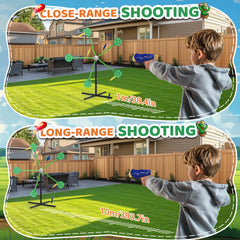 Fygurso ten-meter shooting distance for roomy play spaces.