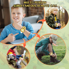 Two-pack set of Fygurso walkie-talkies ready for siblings or friends.