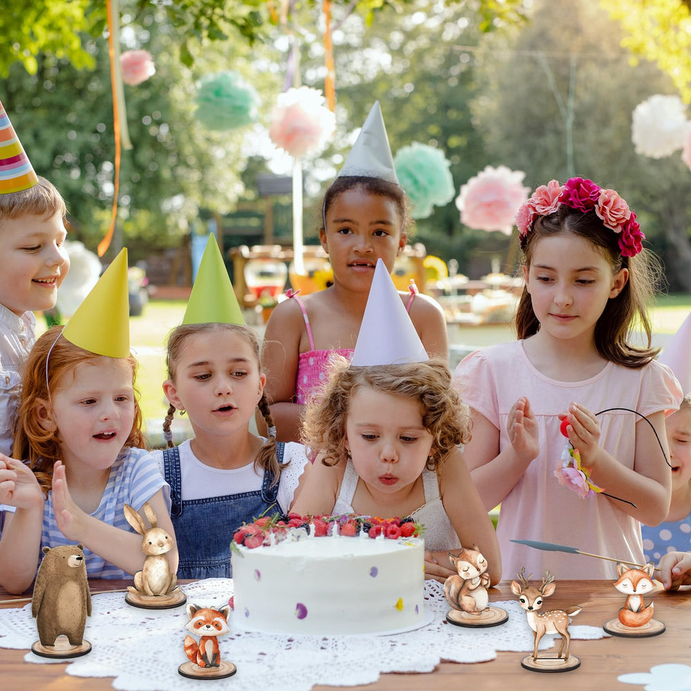 FYSUIMU woodland animal signs brighten party tables and gatherings