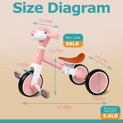 FZHZZ toddler bike suitable for indoor and outdoor use on various surfaces