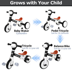 FZHZZ tricycle front with four songs and buttons for fun tunes.
