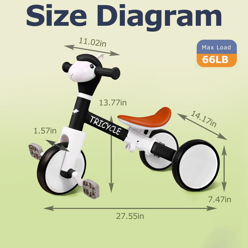 FZHZZ maximum load of 66 lbs supports growing toddlers safely.