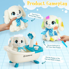 G.C Paint-Wash-Recolor airbrush pens set enables creative doodling on plush.