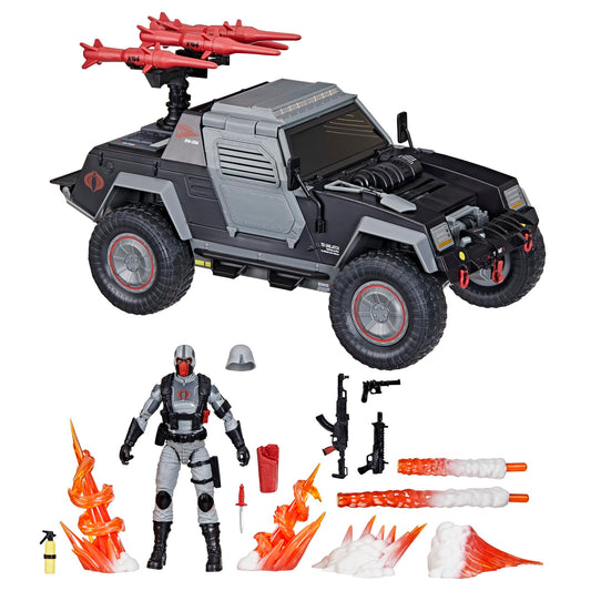 G.I. Joe Cobra Night Attack 4WD Stinger front view with armored styling