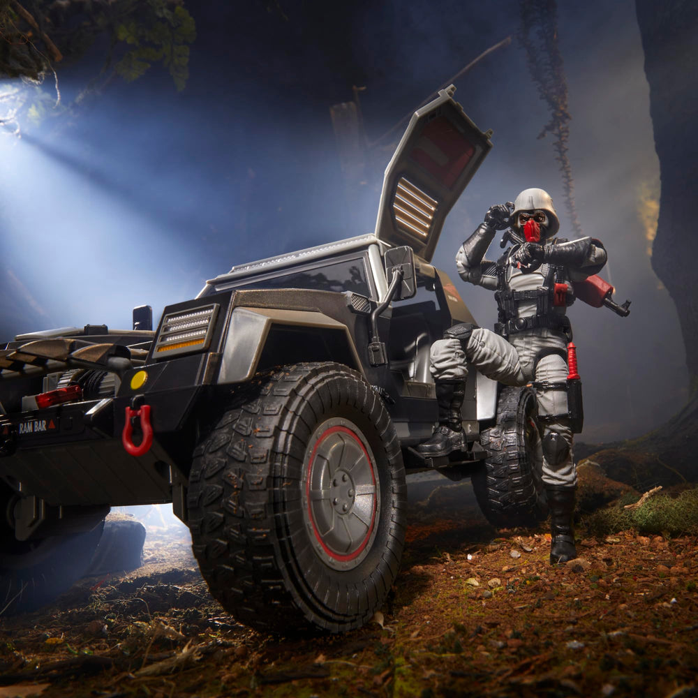 G.I. Joe Cobra Night Attack suspension and wheels in action-ready vehicle