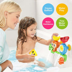 G-WACK easy-clean bath toy set dries quickly after baths