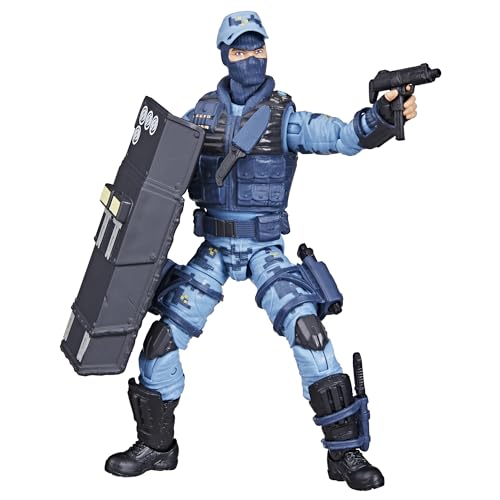 G.I. Joe Classified Series Jason Shockwave Faria full loadout shown in packaging.