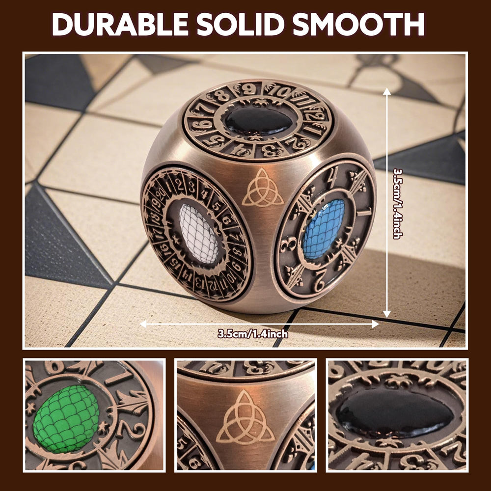 g00d4u color-coded numbers for quick reading on spinner dice