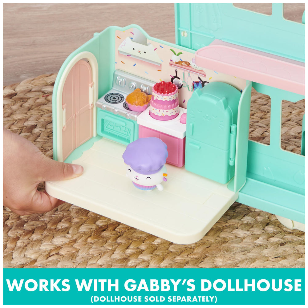 Cupcake tray accessory inspires colorful pretend baking sessions.