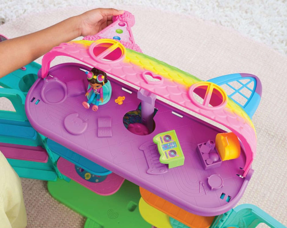 Gabby’s Dollhouse Hidden Attic accessed by roof flip sparks discovery