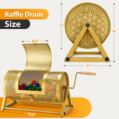 GADFISH raffle drum sturdy tripod stand providing stable support at venues