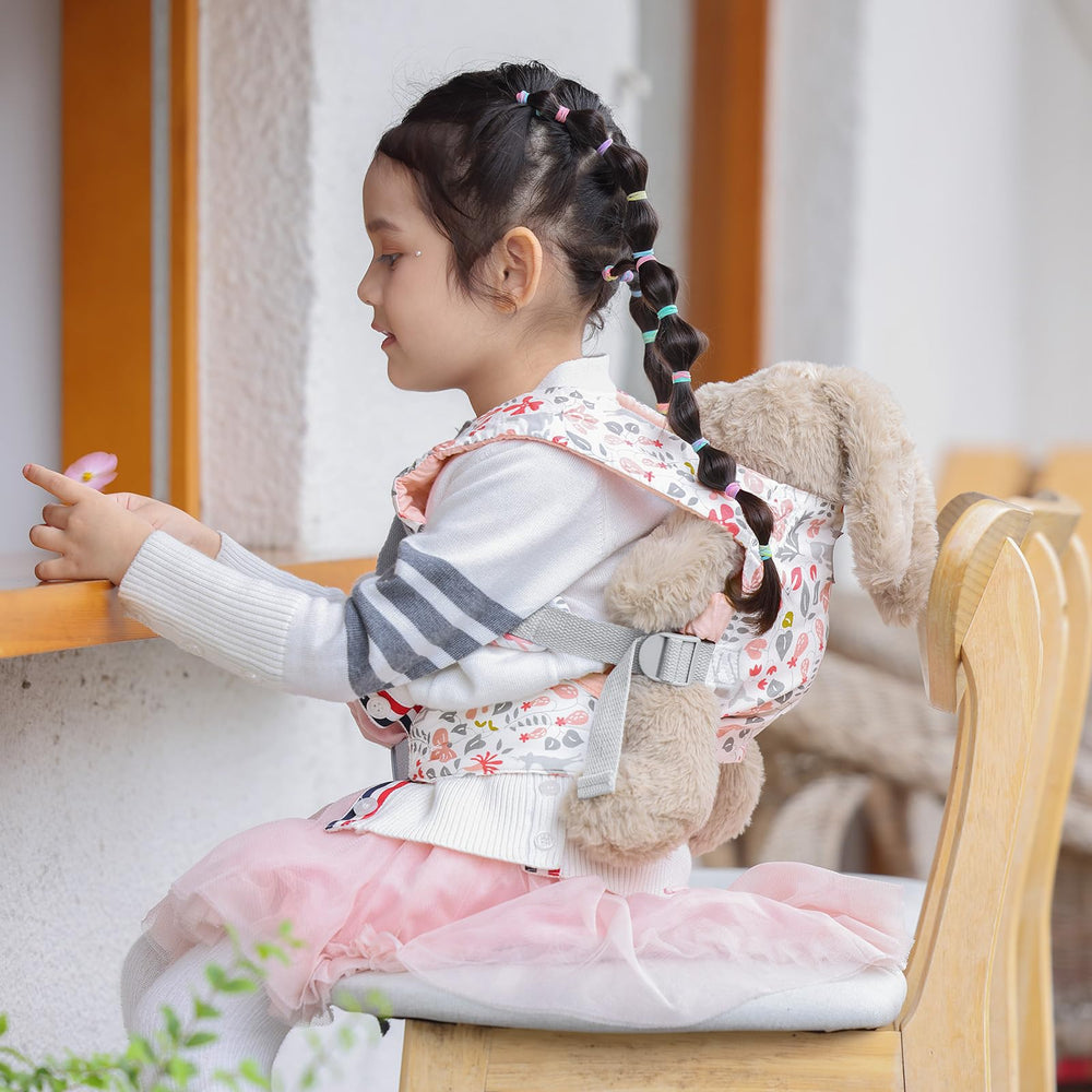 GAGAKU Three-way wear pink shows front, back and facing-in options