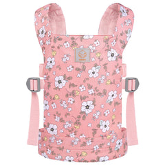 GAGAKU Baby Doll Carrier in pink anemone flowers for cozy playtime
