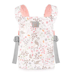 GAGAKU Baby Doll Carrier pink flamingo, soft cotton for doll comfort.