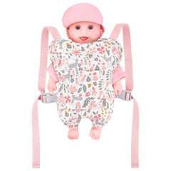 GAGAKU pink reindeer doll carrier, charming pattern for dolls and toys.