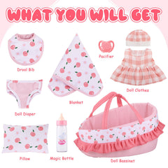 GAGAKU pacifier helps soothe dolls during pretend routines.