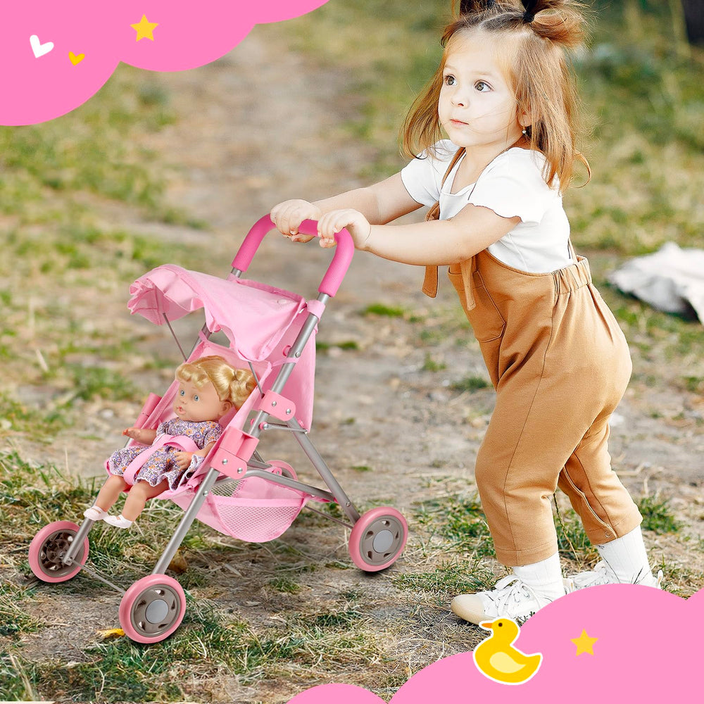 GAGAKU compact size fits dolls up to 18 inches.