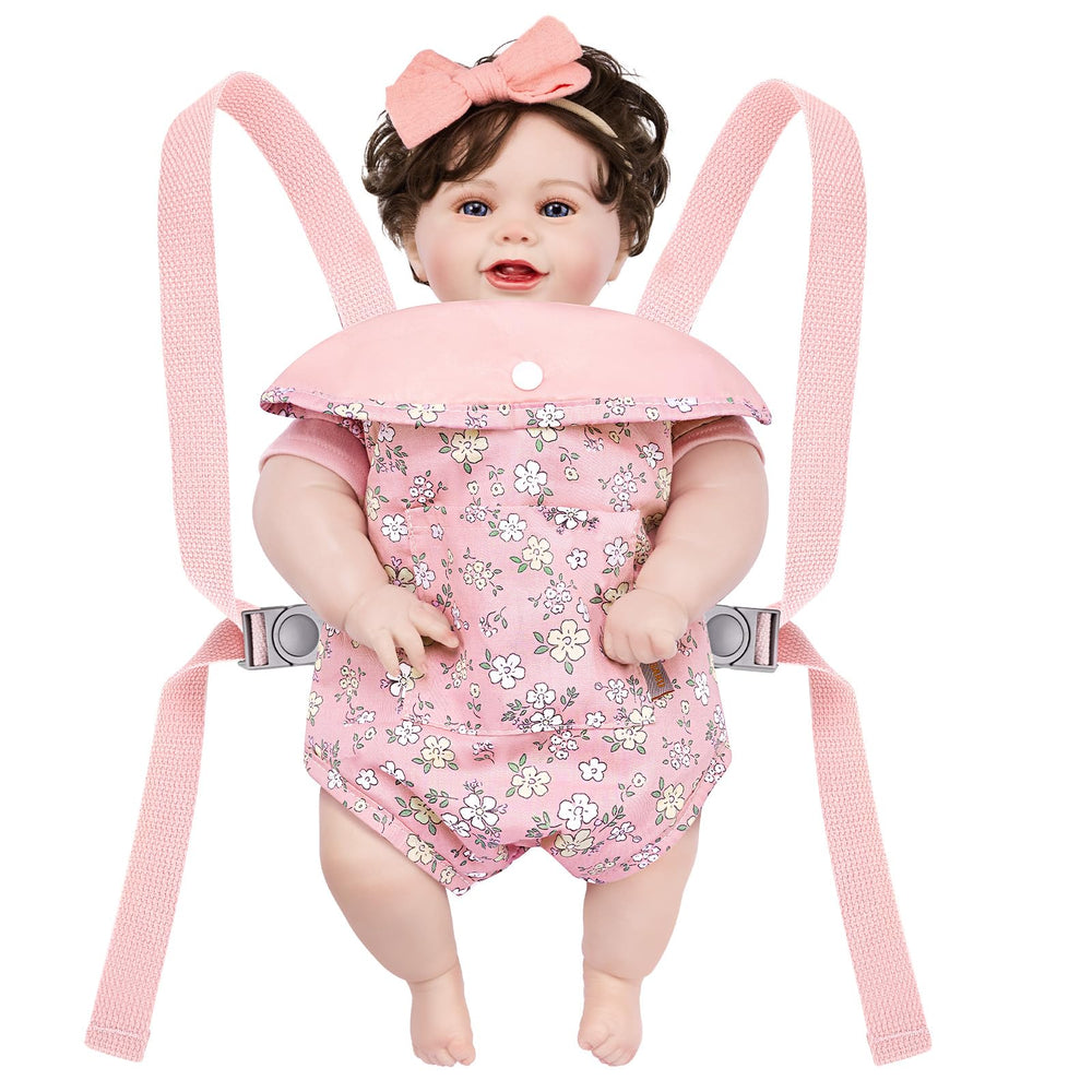 GAGAKU doll carrier made of 100 percent cotton for soft comfort.