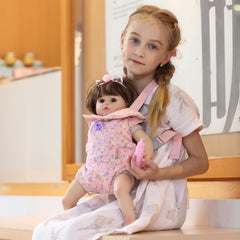 GAGAKU doll carrier with side pocket for accessory storage during play.