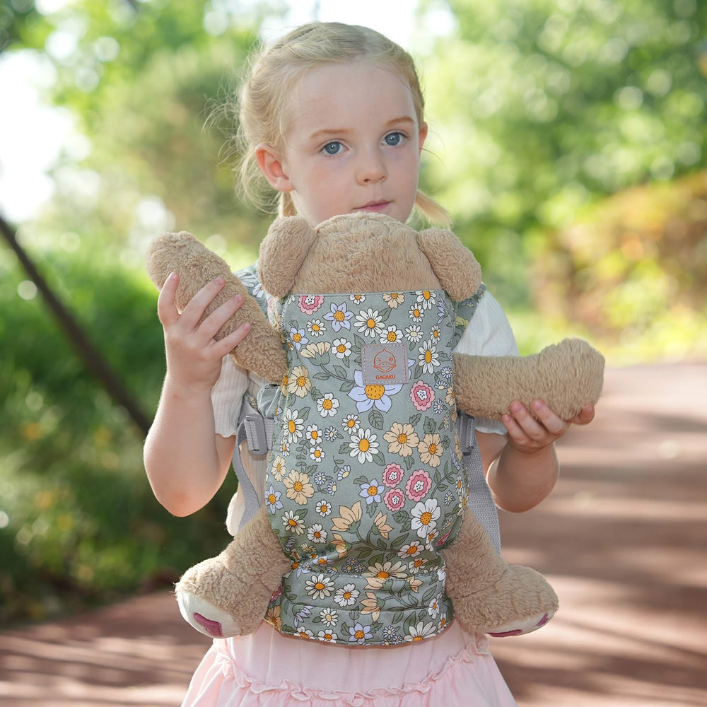 GAGAKU doll carrier soft cotton material gentle on little shoulders