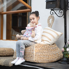 GAGAKU Leaf doll carrier non-slip strap image shows secure fit during active doll play.