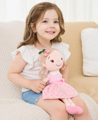 GAGAKU Cherry Girl doll BPA free fabric safe for toddlers