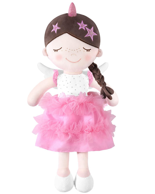 GAGAKU Star Princess doll in cotton fabric, cozy for cuddle play.