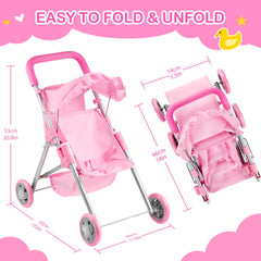 GAGAKU storage bag keeps extra outfits and diapers handy.